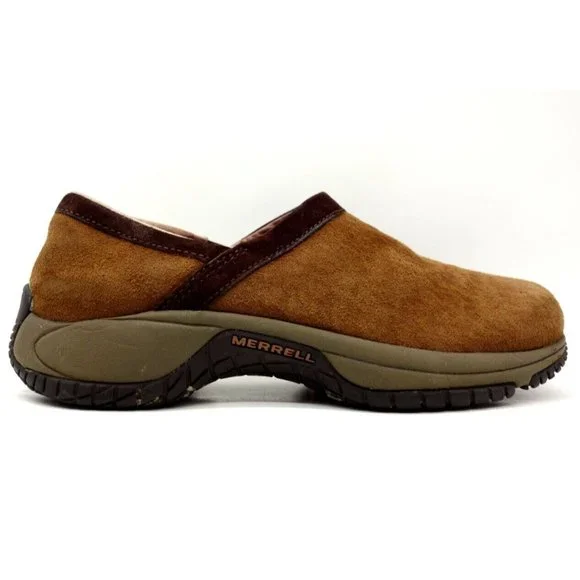Merrell | Shoes | Merrell Brown Leather Casual Slip On  display picture 3